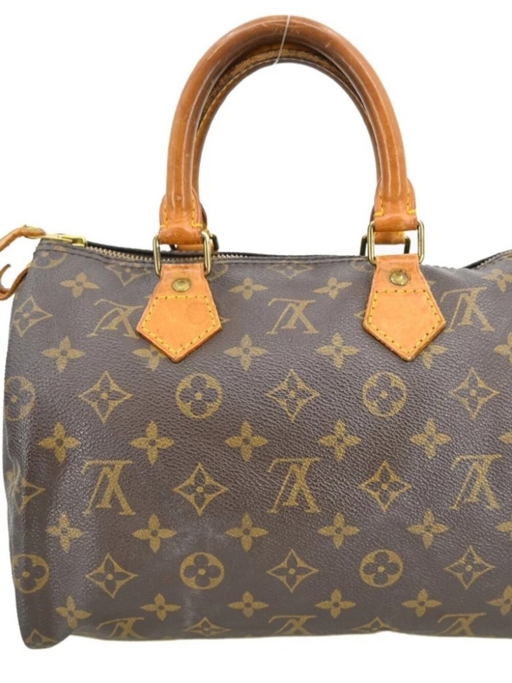 BUYIT03 LOUIS VUITTON MONOGRAM SPEEDY 25 HANDBAG M41528 VI1902 YQ07823 - Picture 2 of 14